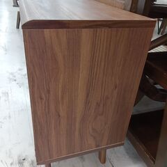 リユースのサカイ栃木店★ジモティ割あり★  キャビネット ブラウン W79×D36×H69 クリーニング済み TC10480の画像