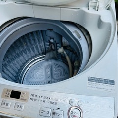 SHARP 全自動電気洗濯機 ES-GEC-W 2019年製の画像