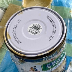 3000円　ニッペ水性塗料　3.2L缶　開封日8.28　 水性エコファミリー の画像