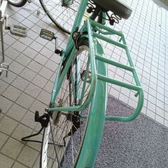 リユースのサカイ栃木店★ジモティ割あり★  自転車 27インチ グリーン クリーニング済み TC10482の画像