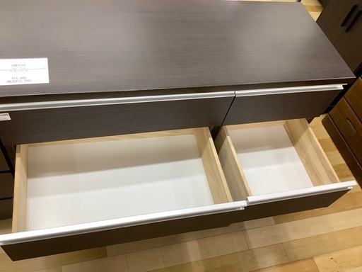 【トレファク　ラパーク岸和田店】４段チェスト　ワイド　2×4　ブラウン