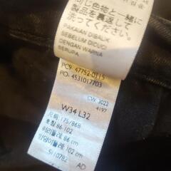 ほぼ新品 未使用近い 紳士 メンズ リーバイス ブラックジーンズ の画像
