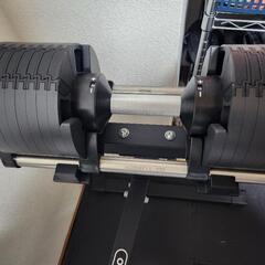 【引き取り限定】2kg刻み 最大32kg NÜOフレックスベル スタンド付き　美品の画像