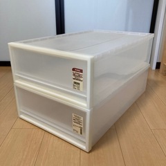 無印良品　衣装ケース　小　2個セット　の画像