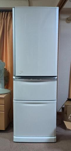 お早めの方優先！　動作確認済み　三菱　冷凍冷蔵庫　３７０L 2018年製　３ドア　ノンフロン