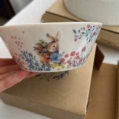 ピーターラビット皿の画像