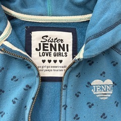 JENNI チェリー柄パーカ　130cmの画像