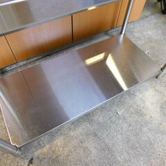 【JM735】アジャスター付き ステンレス調理台 作業台 厨房機器 W120 D60 H80の画像