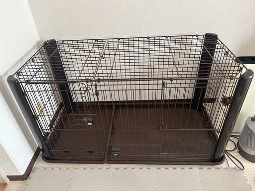 犬用ペットサークル、ペットゲージ、アドメイト (ADD. MATE) ヴィラフォートサークル ダークブラウン