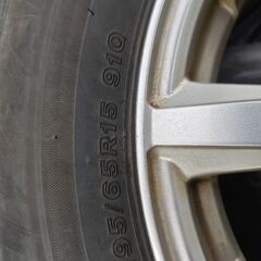 195/65R15 スタッドレスタイヤ　ホイール　4本セット　VRX3の画像