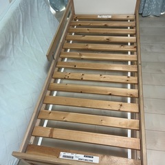 【値下げ】IKEA キッズベットフレームとマットレスの画像