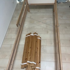 【値下げ】IKEA キッズベットフレームとマットレスの画像
