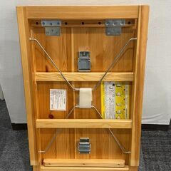 無印良品 MUJI パイン材テーブル・折りたたみ式 の画像