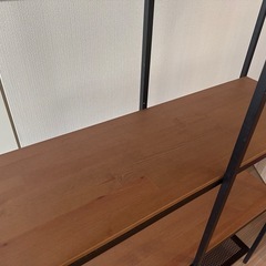 IKEA FJÄLLBO シェルフユニット／ブラック／幅100×高さ136cm の画像