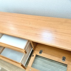 北欧　アルダー材　ナチュラルウッド150cmテレビボードの画像