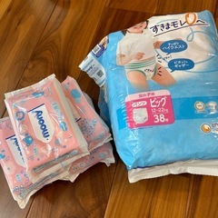 おまる＆おまるシート＆おしりふき＆おむつ(ビッグ)の画像
