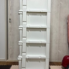 5段収納ケースお譲りします。の画像