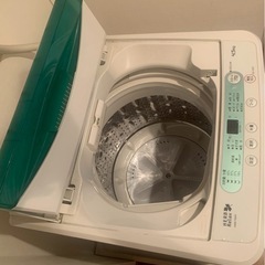 ヤマダ全自動洗濯機　製造年2018年の画像