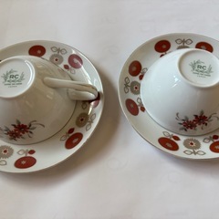 コーヒーカップ2個セット中古の画像