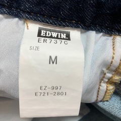 エドウィン EDWIN JERSEYS COOL クロップドパンツ ER737C M 青 メンズの画像