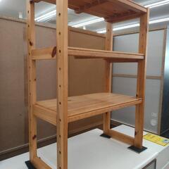 ★限定SALE20%OFF★《尼崎市/リサイクルショップドリーム次屋店》 木製ラック ナチュラル 中古品 ☆尼崎市若王寺☆の画像