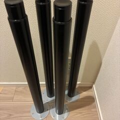 IKEA OLOV オーロヴ・黒 ✕ 4 の画像