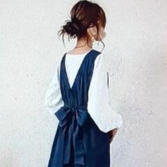 (美品)GUサロペットレディースパンツの画像