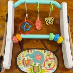 知育玩具⭐︎ジム＆ウォーカー⭐︎0歳から使えるおもちゃ⭐︎おまけ付きの画像