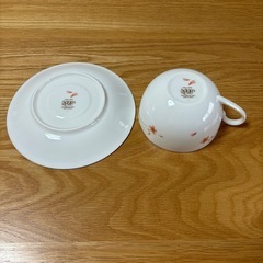 【未使用品】　桜柄　ティーセット　5客　Adam&Eveの画像