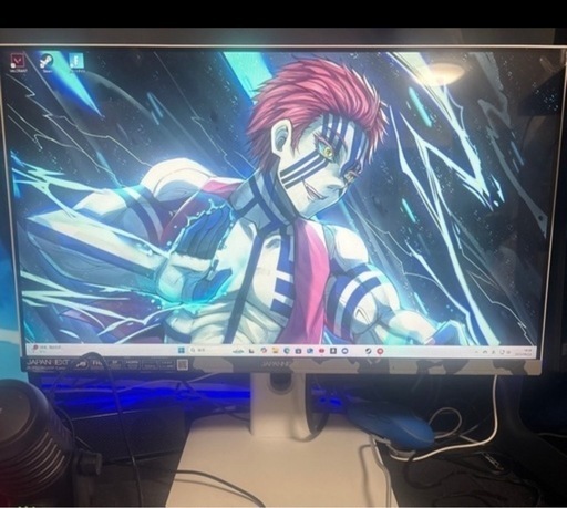 9月1日夕方まで募集。1ヶ月前に買った金額の半額‼️ほぼ新品です。本日のみ‼️‼️‼️JAPANNEXT.MNT 200Hz ゲーミンモニター