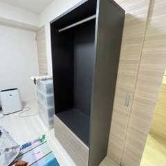 洋服ダンス 衣装棚 ワードローブの画像