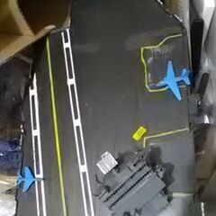 ジャンク品　　航空母艦　空母　艦名不明　縮尺不明の画像