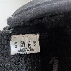 PUMA ブラックブーツ ファーライニング付き　21センチの画像