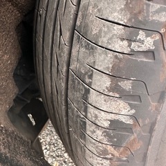 トヨタ　18クラウン　純正　ホイールタイヤセット　225/55R16 タイヤ年式2023年の画像