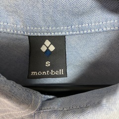 モンベル mont-bell　コアスパンオックスフォードボタンダウンシャツ　Sの画像