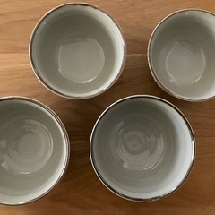 藍お茶碗2人分(大・小)セットの画像