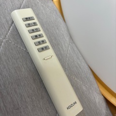 コイズミ　シーリングライト　リモコンあり　電球ありの画像