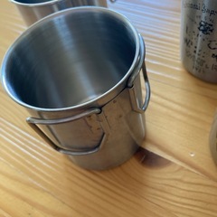 キャンプ　コップ　インテリア4個セットの画像
