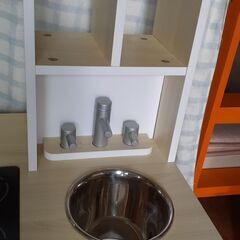ままごとキッチン　白色の画像
