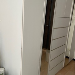 【ニッセン】壁面収納　クローゼット×引き出しダンスの画像