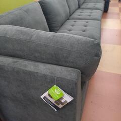 《尼崎市/リサイクルショップドリーム次屋店》★ジモティー割引有★ Thomasville 布製モジュラーソファ 6ピース ダークグレイ 収納オットマン付き タグ付き ☆尼崎市若王寺☆の画像