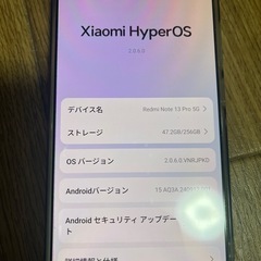 Redmi  note  13Pro 5Gの画像