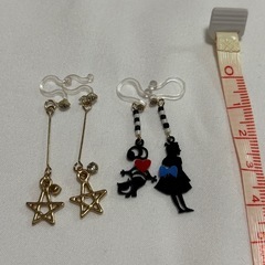 可愛いピアス2点セットの画像
