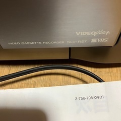 SONY ビデオカセットレコーダ　SLV-RS7　　の画像