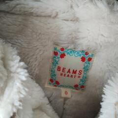 BEAMS スエード調 レディースコート ダッフルの画像