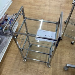 ★リユースのサカイ幸手店★SJ10275★キャスター付きキッチンワゴン　補助台　ワゴン　クリーニング済み の画像
