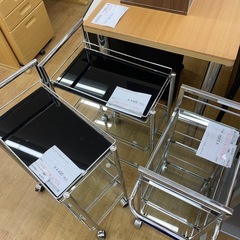 ★リユースのサカイ幸手店★SJ10275★キャスター付きキッチンワゴン　補助台　ワゴン　クリーニング済み の画像