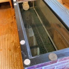 無料　120cm×30cm×45cm 水槽　45℃まで上がるヒーター　　の画像