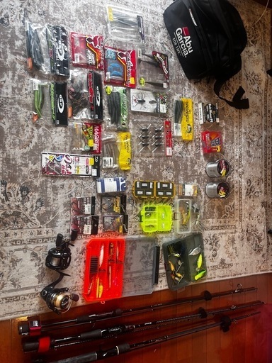 バス釣りタックル　引退セット