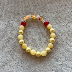 カーネリアンブレスレット&ピアスの画像